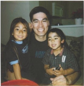 Birthday 2000 - Me, Catalina & Matthew